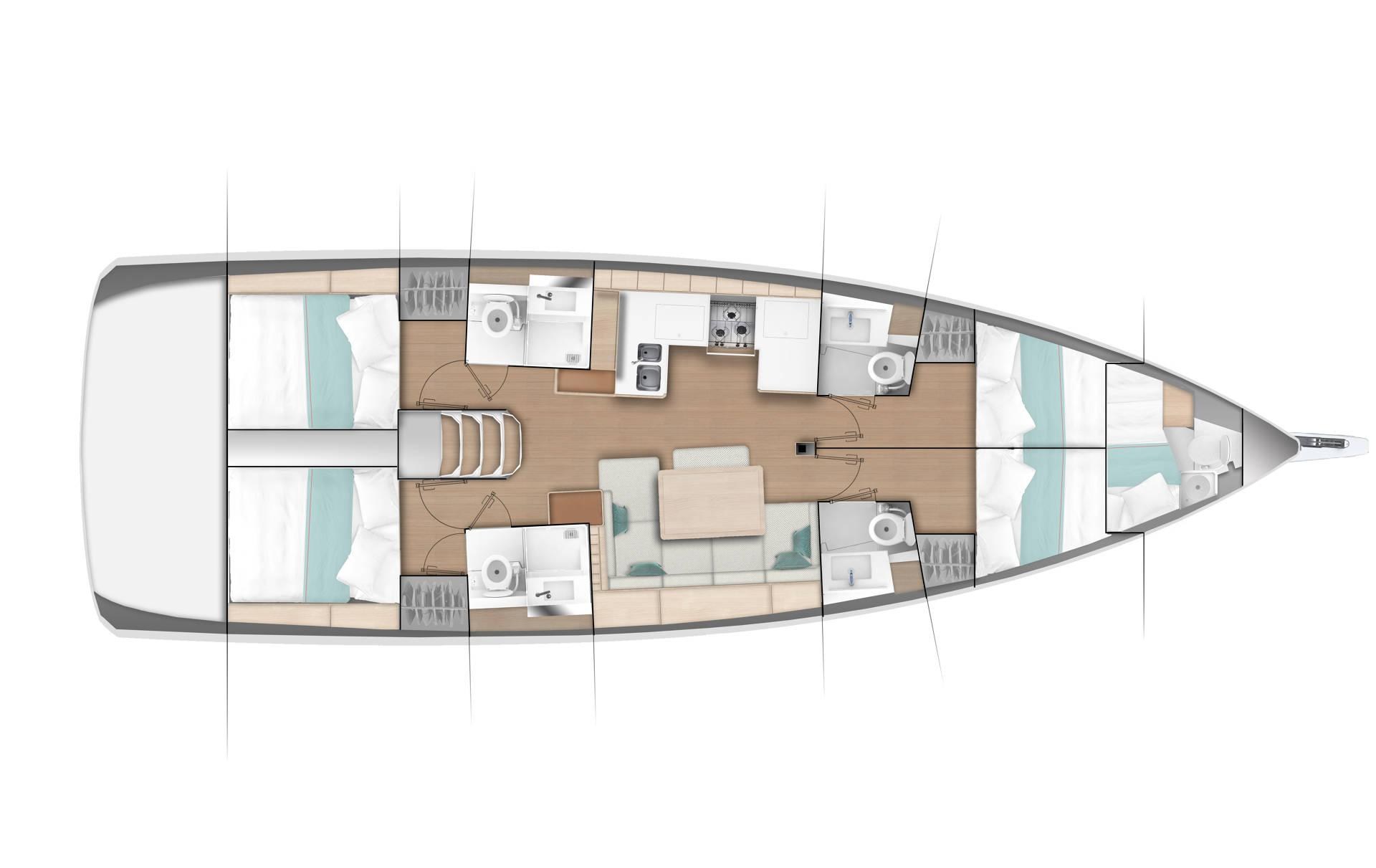 Sailboat floorplan